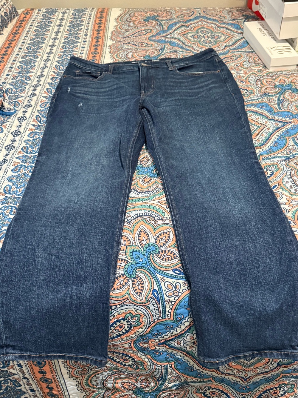 Old Navy Dark Blue Wide-Leg Jeans
